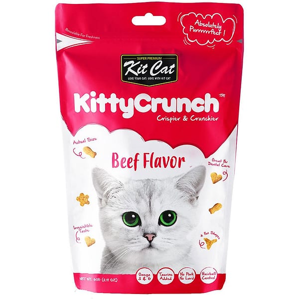 Kit Cat KittyCrunch Beef 60g