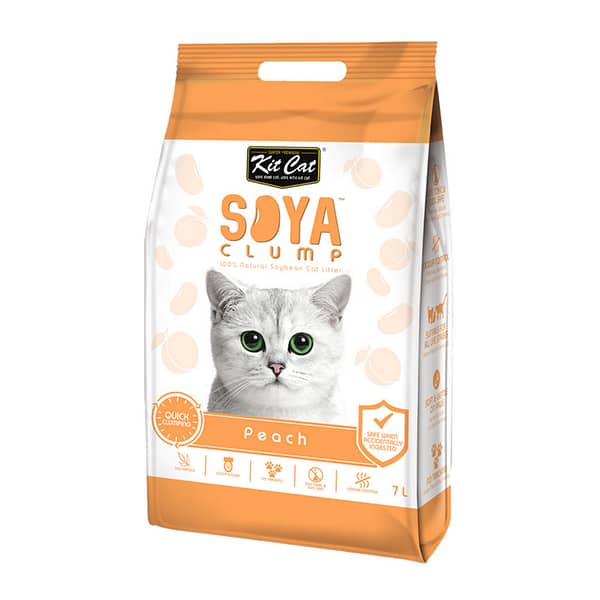 Kit Cat Soya Litter - Peach 2.8 kg