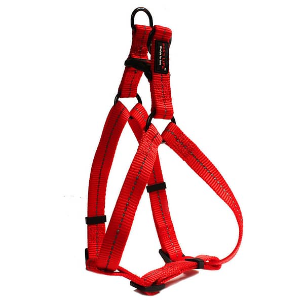 Dog's Life Reflective Supersoft Webbing Step In Harness - Red