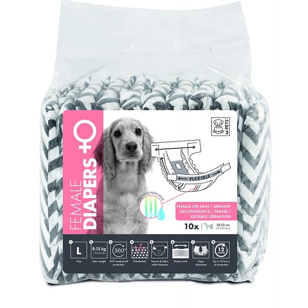 M-Pets Diapers for Dogs - Female