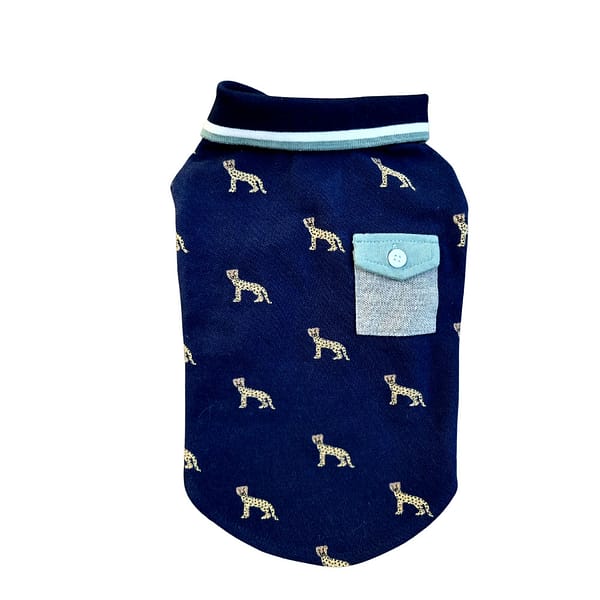 Polo Summer Leopard Shirt Navy