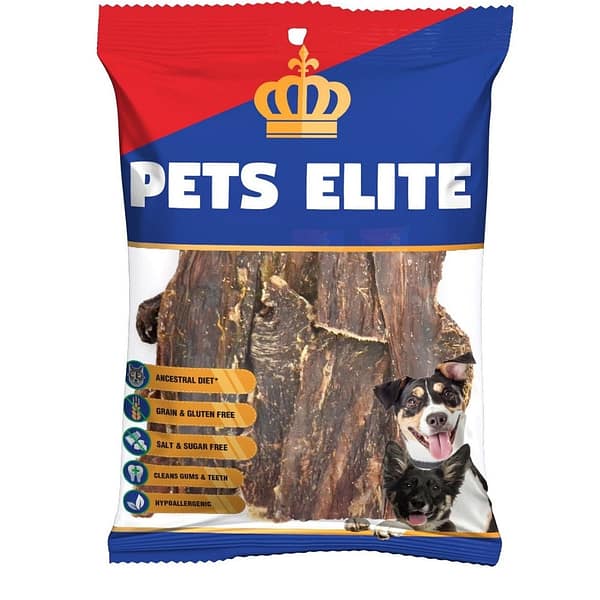 Pets Elite Jerky Flats Dog Treats - 140 g