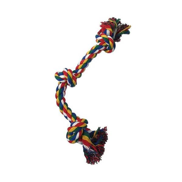 Pawise Dog Toy Rope Bone with 3 knots 33cm
