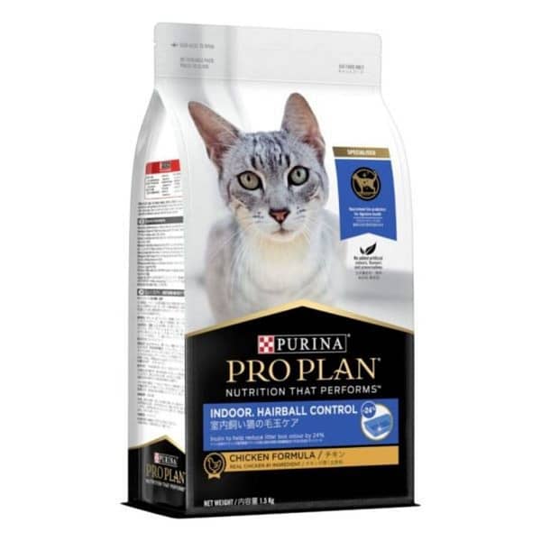 Pro Plan Adult Indoor & Hairball Control Dry Cat Food