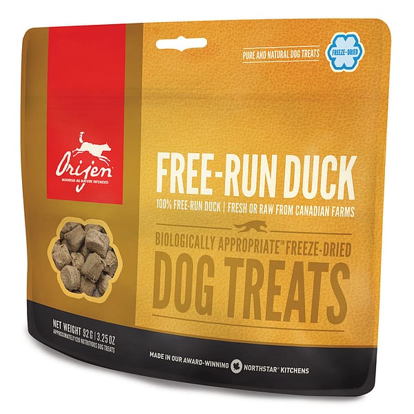 Orijen free-run duck formula dog freeze dried treats