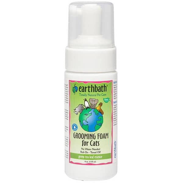 EarthBath Green Tea Waterless Grooming Foam For Cats