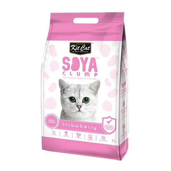 Kit Cat Soya Litter - Strawberry 2.8 kg