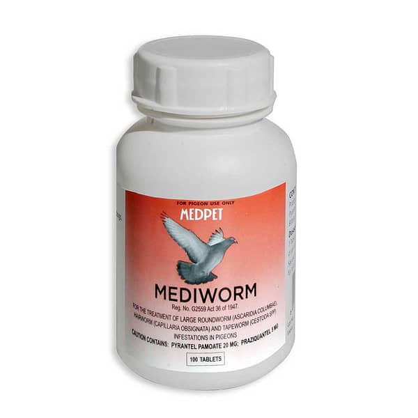 MedPet Mediworm Tablets for Pigeons