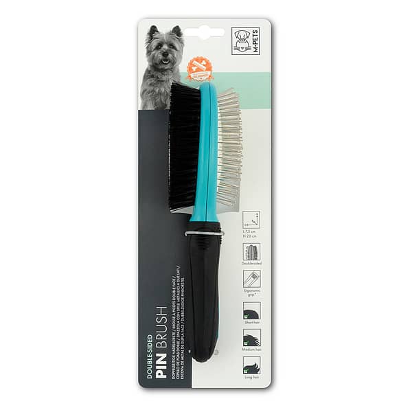 M-Pets Double - sided pin brush