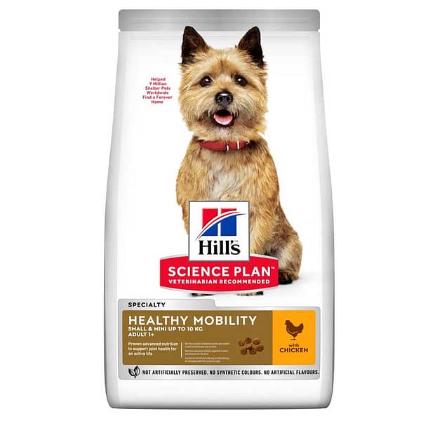 Hill's Science Plan Adult Healthy Mobility Small & Mini Dry Dog Food Chicken Flavour