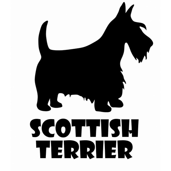Billabone Silhouette Sticker - Scottish Terrier