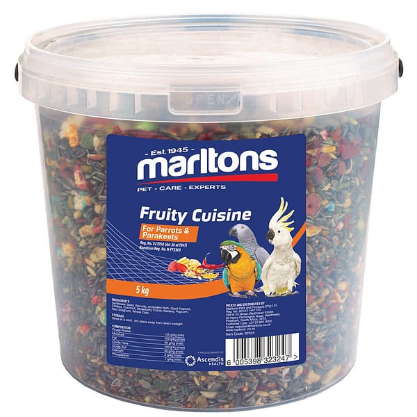 Marltons Fruity Parrot Cuisine 5kg Bucket