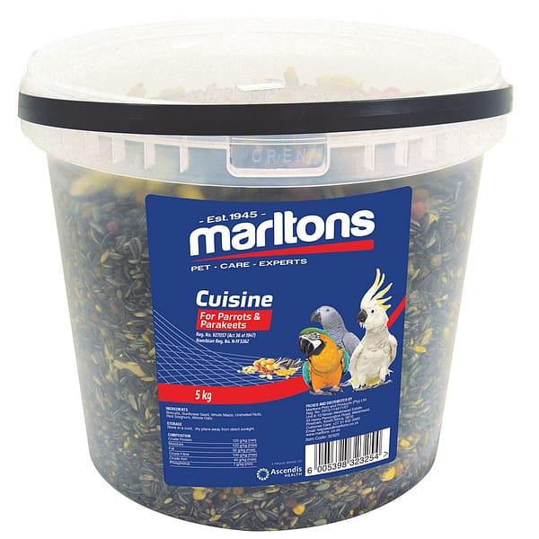 Marltons Parrot Cuisine 5kg Bucket