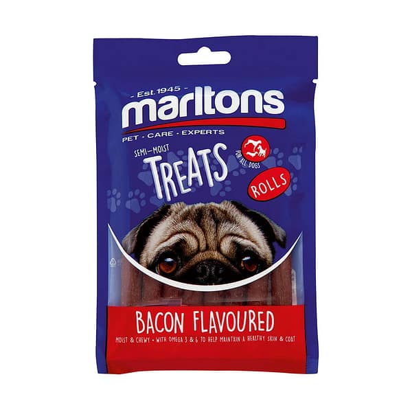 Marltons Bacon Flavoured Rolls Dog Treats