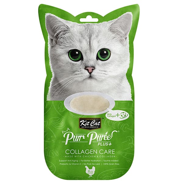 Kit Cat Purr Puree Collagen Care Chicken