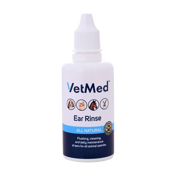 VetMed Antimicrobial Ear Rinse For Animals 50ml