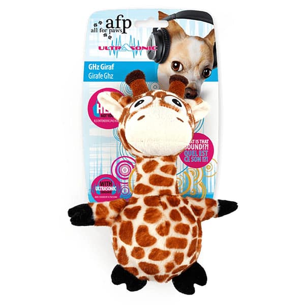 AFP Ultrasonic Giraffe Dog Plush Toy
