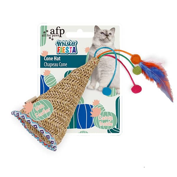 All For Paws Cone Hat Catnip Toy