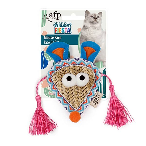 All For Paws Mouse Face Catnip Cat Toy