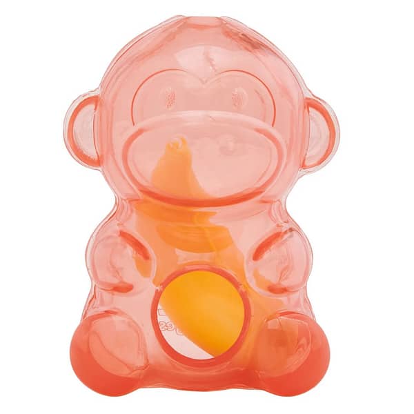 Petstages Rattle and Squeak Monkey Treat Dispenser Dog Toy