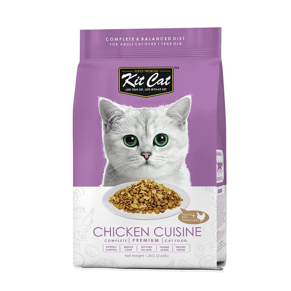 Kit Cat Premium Dry Cat Food-Chicken Cuisine-1.2kg