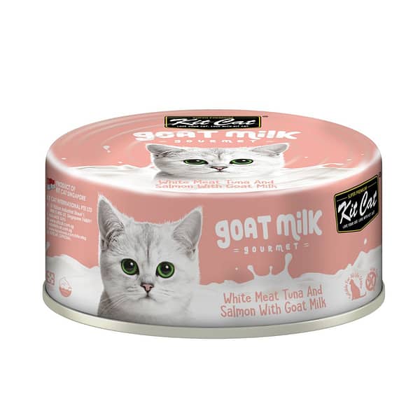 Kit Cat White Meat Tuna & Salmon with Goat's Milk