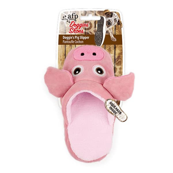 All for Paws Dog Toy Doggie's Pig Slipper