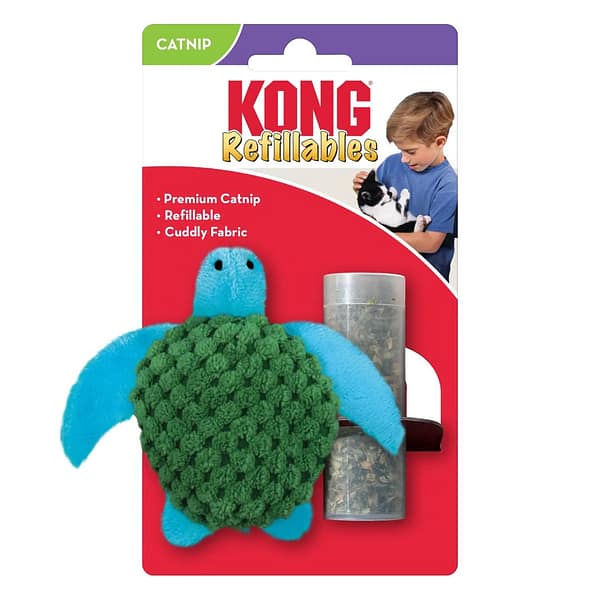 Kong Refillable Turtle Cat Toy