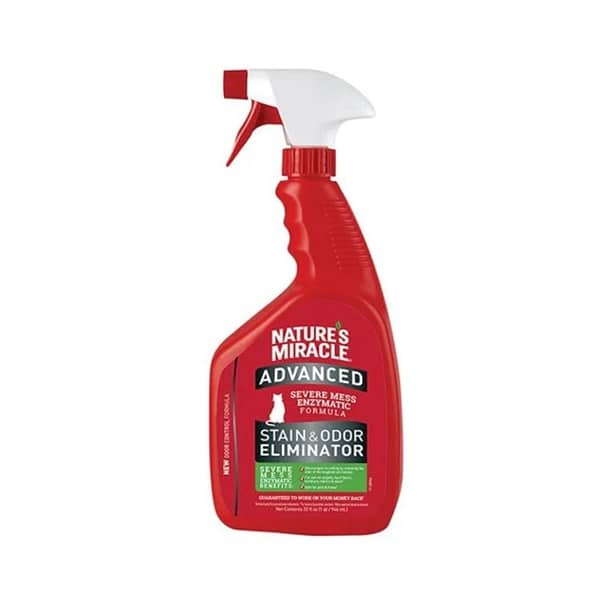 Nature's Miracle Cat Advanced Stain and Odor Remover Spray for Severe Messes