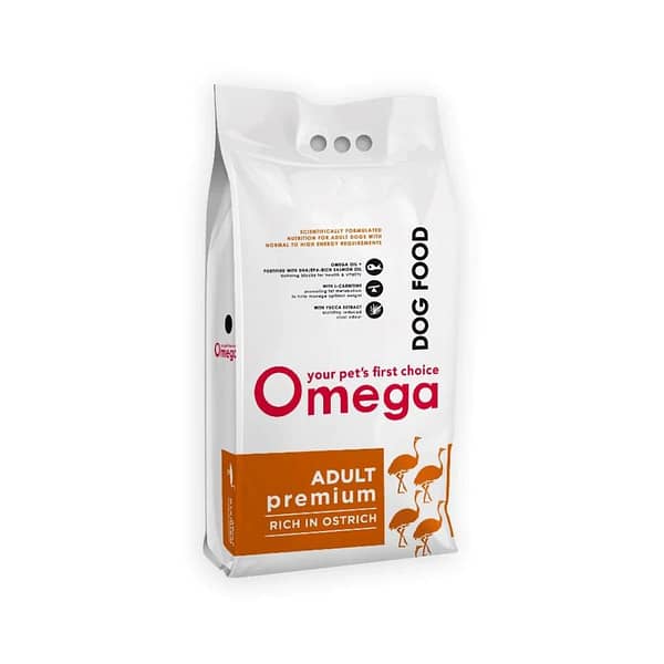 Omega Pet Foods Omega Premium Ostrich Adult Dog Food