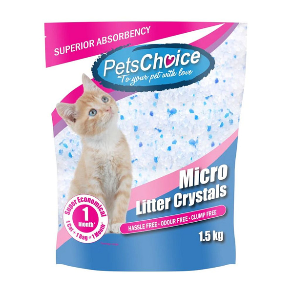 Pet Choice - Silica Micro Crystals Cat Litter