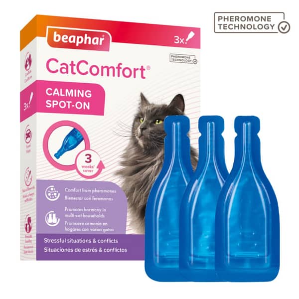 Beaphar CatComfort Calming Spot-On Treatment For Cats