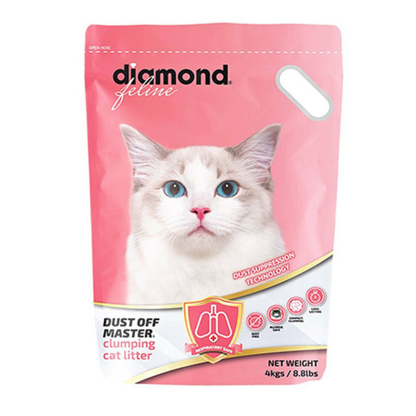 Diamond Feline Deodorize Dust Off Cat Litter