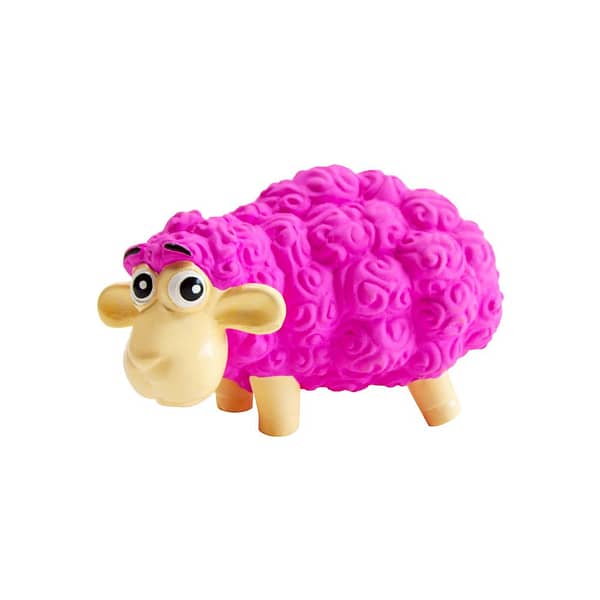 Outward Hound Tootiez Sheep Dog Toy-pink