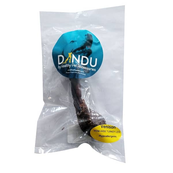 Dandu Veni-Hide Turkey Leg Dog Treat