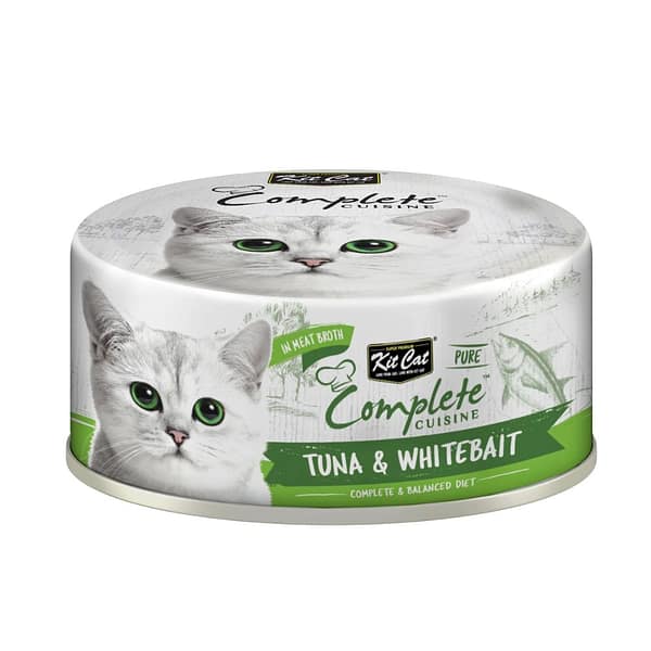 Kit Cat Complete Cuisine - Tuna and Whitebait Wet Cat Food Canned
