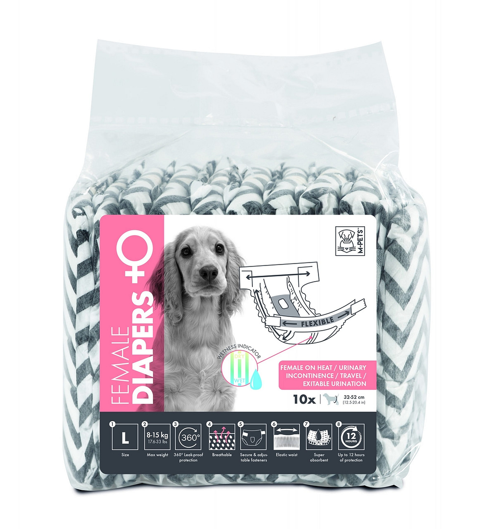 M-Pets Diapers for Dogs - Female