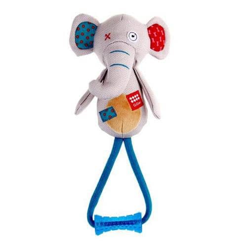 Gigwi Toy Plush Friends Elephant With Johnny Stick