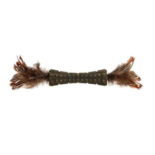 Gigwi Cat Toy Catnip Johnny Stick With Double Side Feather