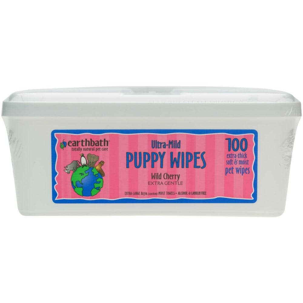 Earthbath puppy top wipes