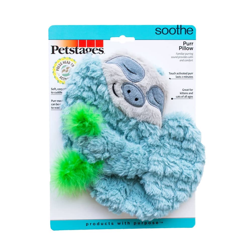 PETSTAGES CATS Purr Pillow Snoozin Sloth
