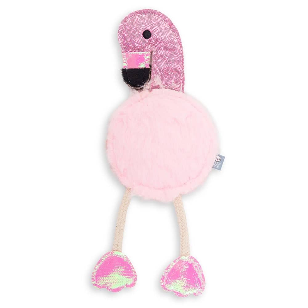 Pink flamingo cat toy sale