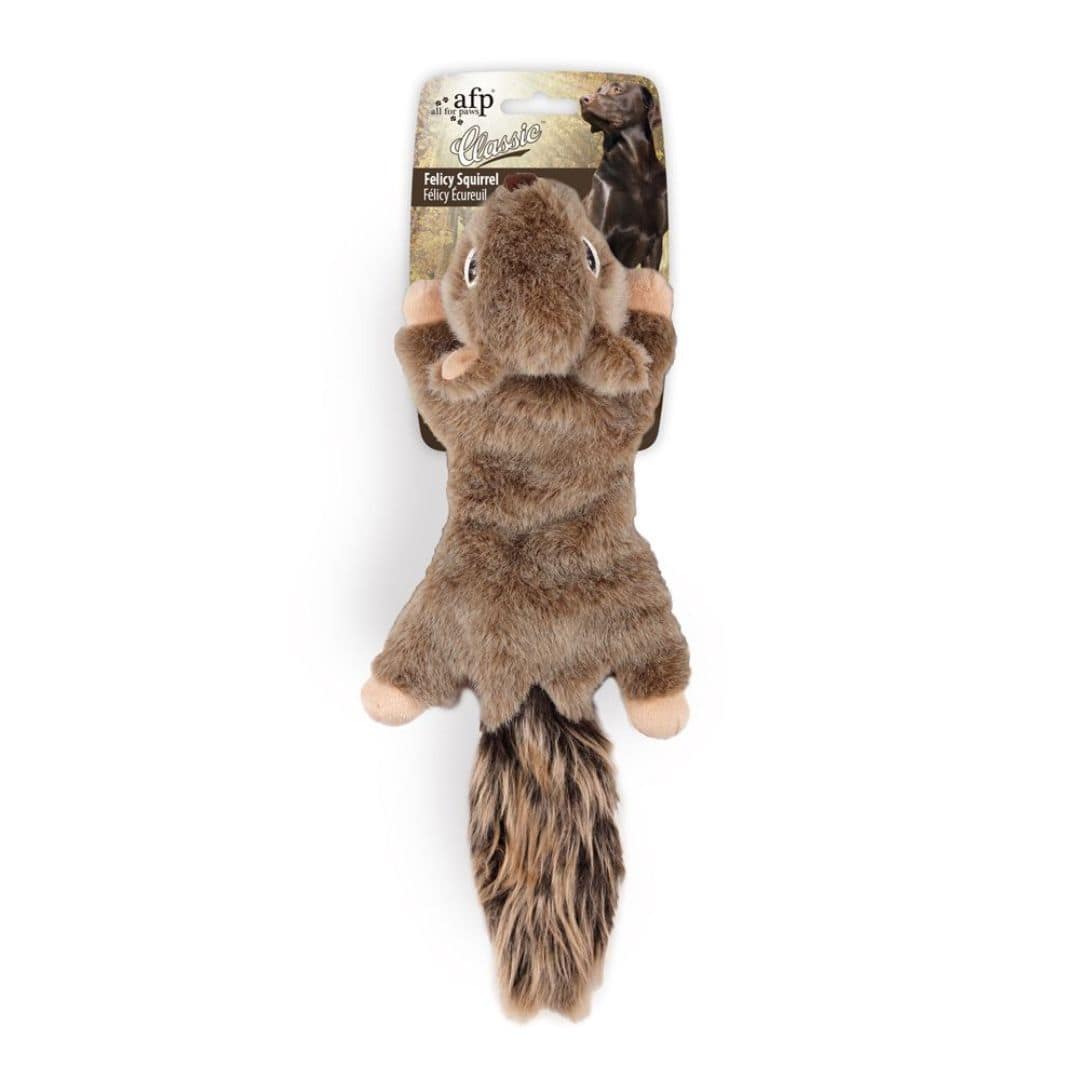 All For Paws Classic Felicy Squirrel Dog Toy Pet Hero
