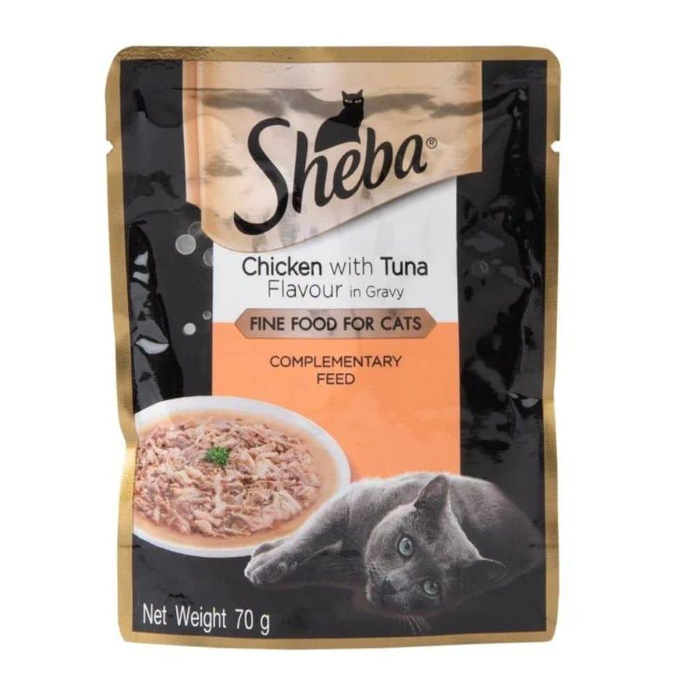 Sheba Chicken with Tuna in Gravy Cat Wet Food