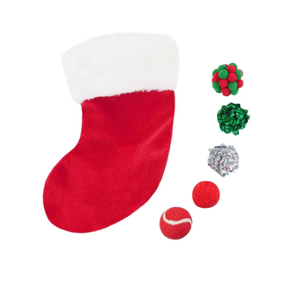 Rosewood Christmas Cat Toy Stocking Pet Hero