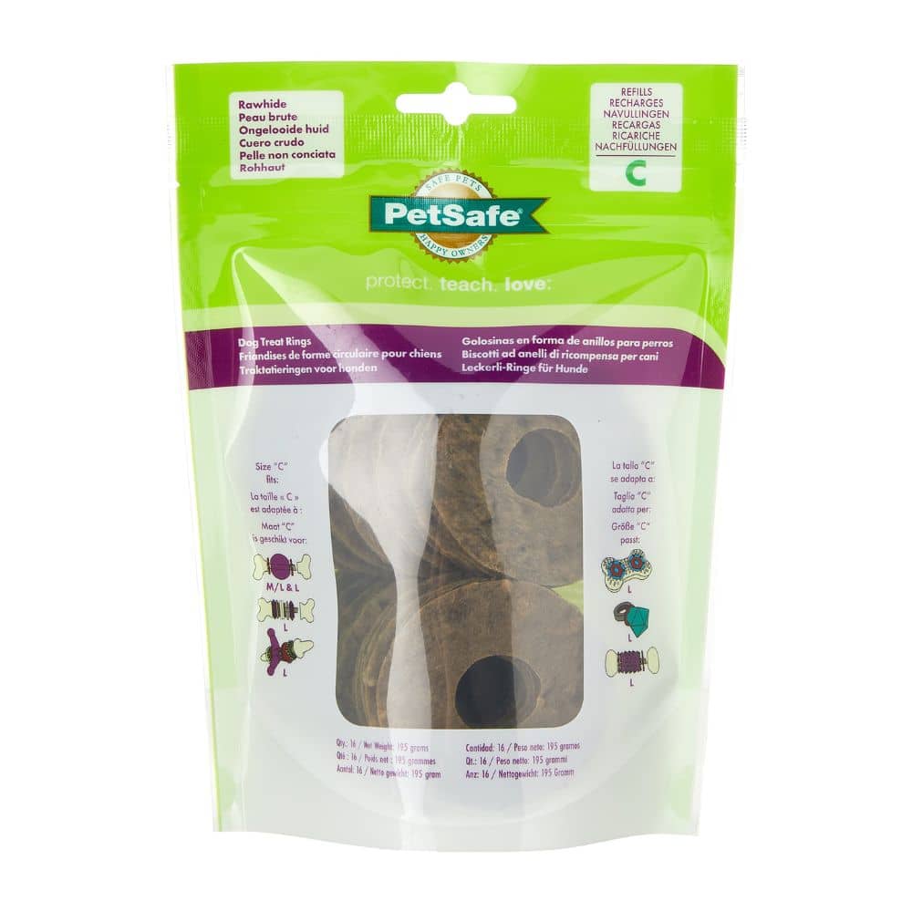 Petsafe rawhide treat on sale rings size b