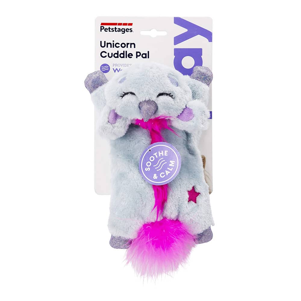 PETSTAGES CATS Unicorn Cuddle Pal