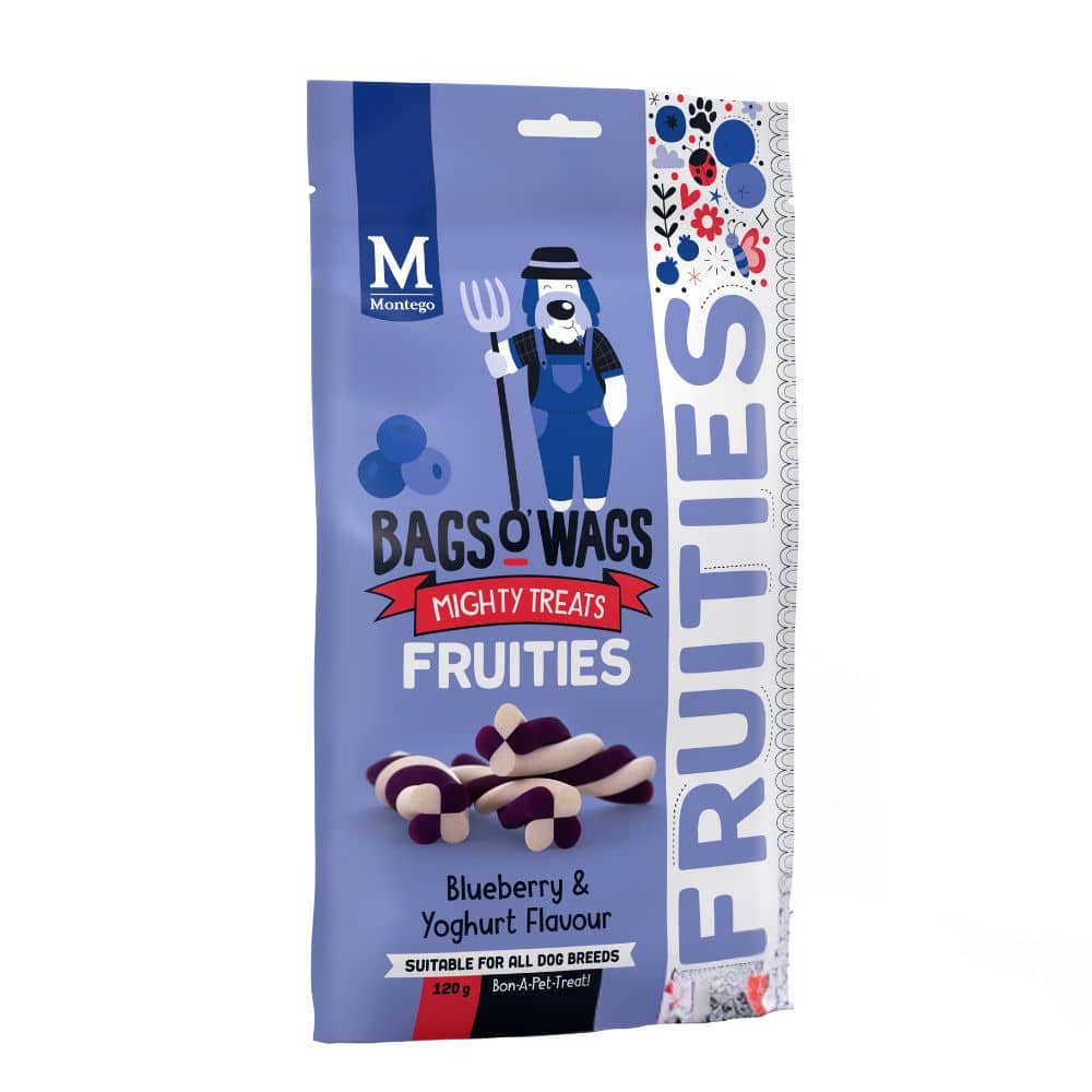 Montego Bags O' Wags Fruities Blueberry & Yoghurt Dog Treats | Pet Hero