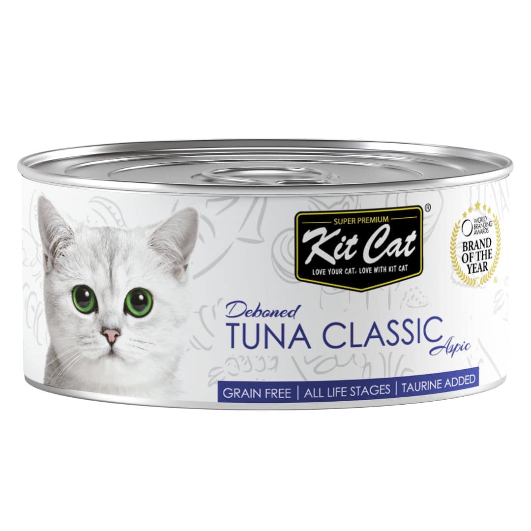 Kit Cat Deboned Tuna Classic Aspic Canned Toppers Wet Cat Food Pet Hero
