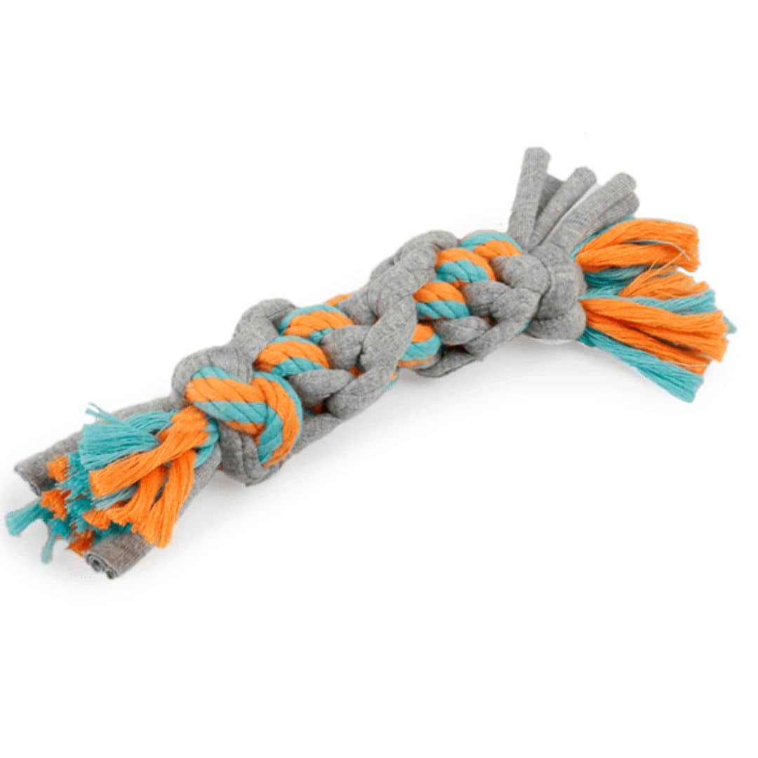 braided rope dog toy